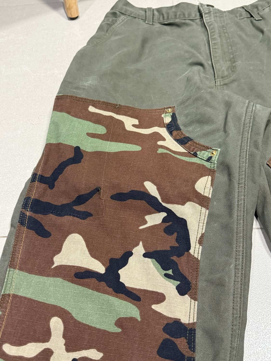 빈티지 칼하트 36x34 더블니 워시드 페인터 팬츠 바지 상품이미지3