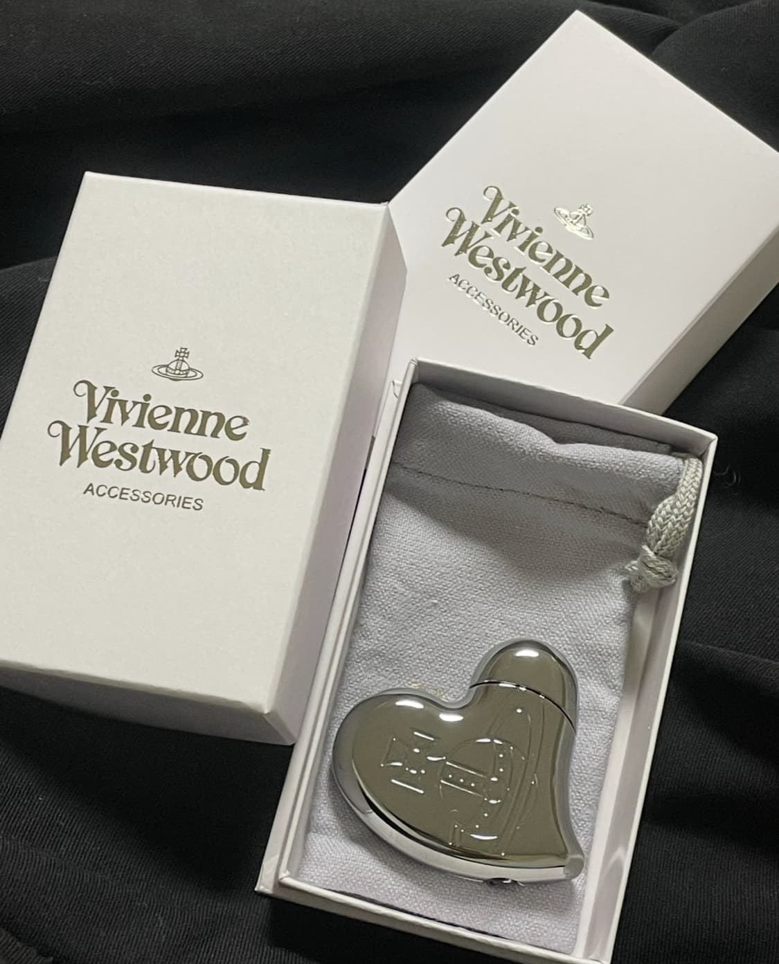 비비안웨스트우드 하트라이터 실버 상품이미지3
