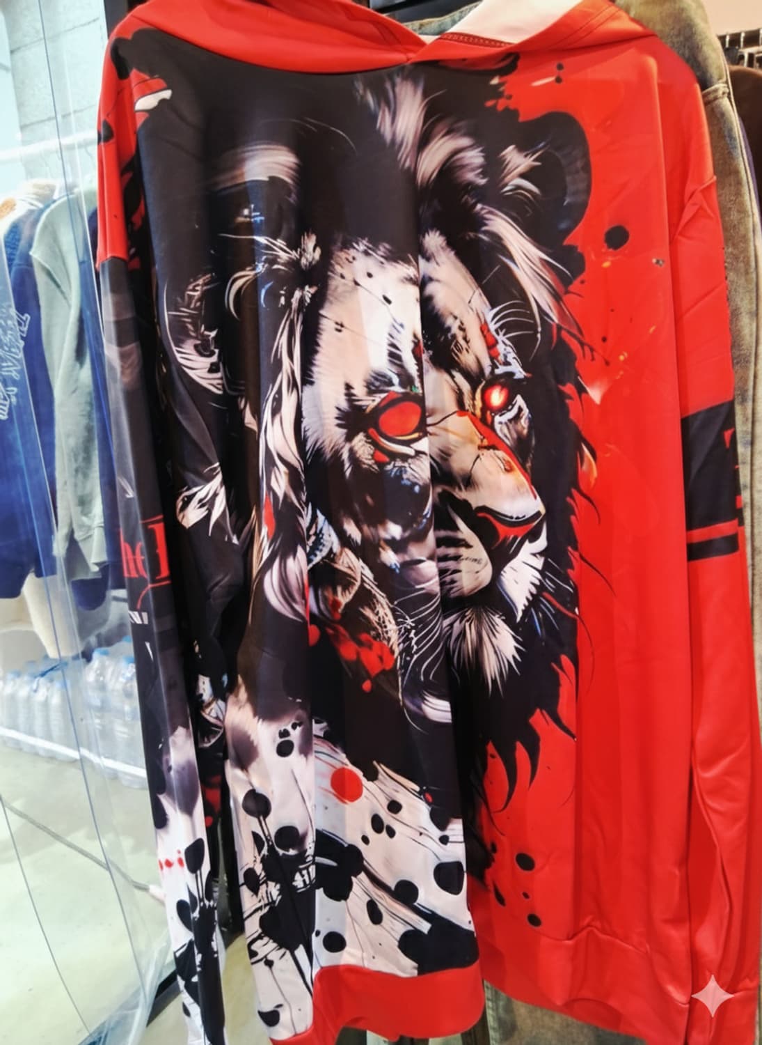 애니멀 오버핏  후드티 115 상품이미지1