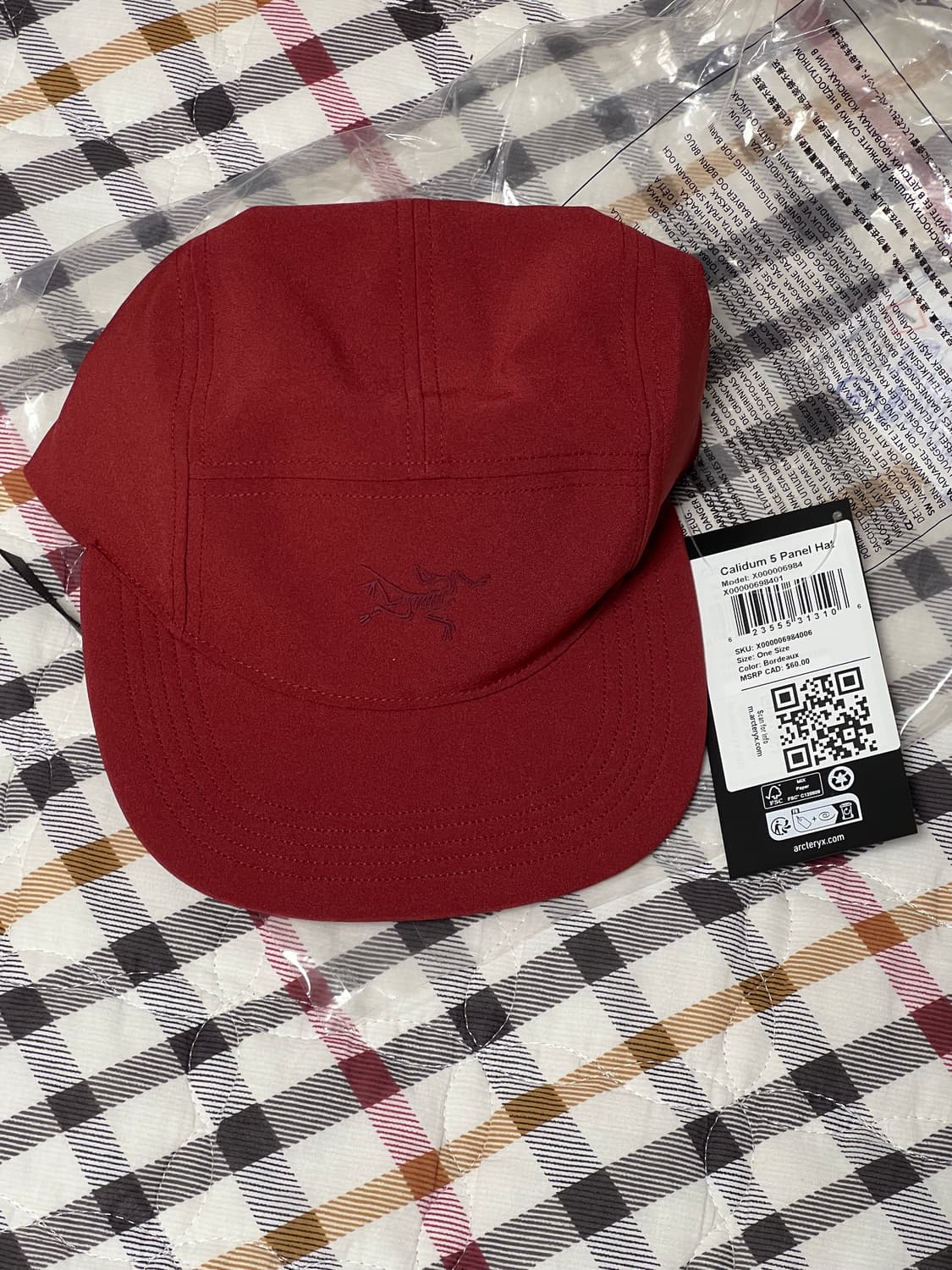 아크테릭스 칼리둠5 패널 캡 보르도 상품이미지1