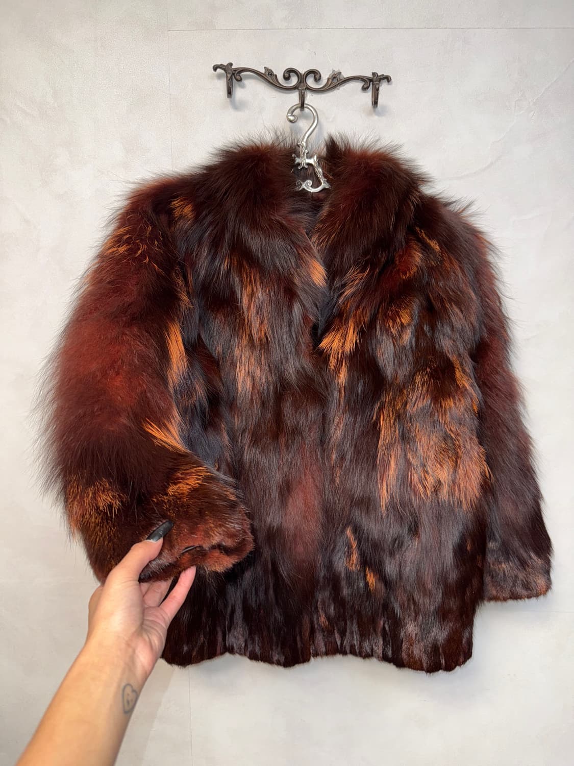 SAGA FOX mixed red brown fox fur jacket  상품이미지2