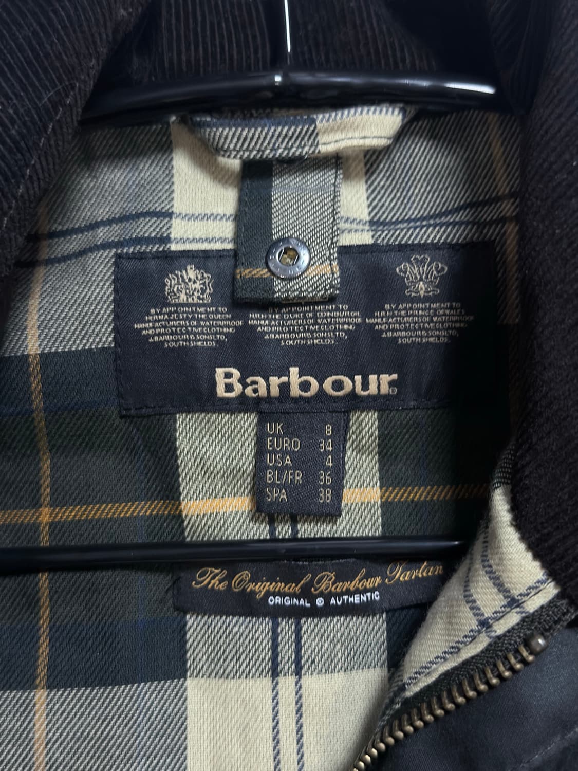 바버 비드넬 44-55사이즈 세이지그린 상품이미지3