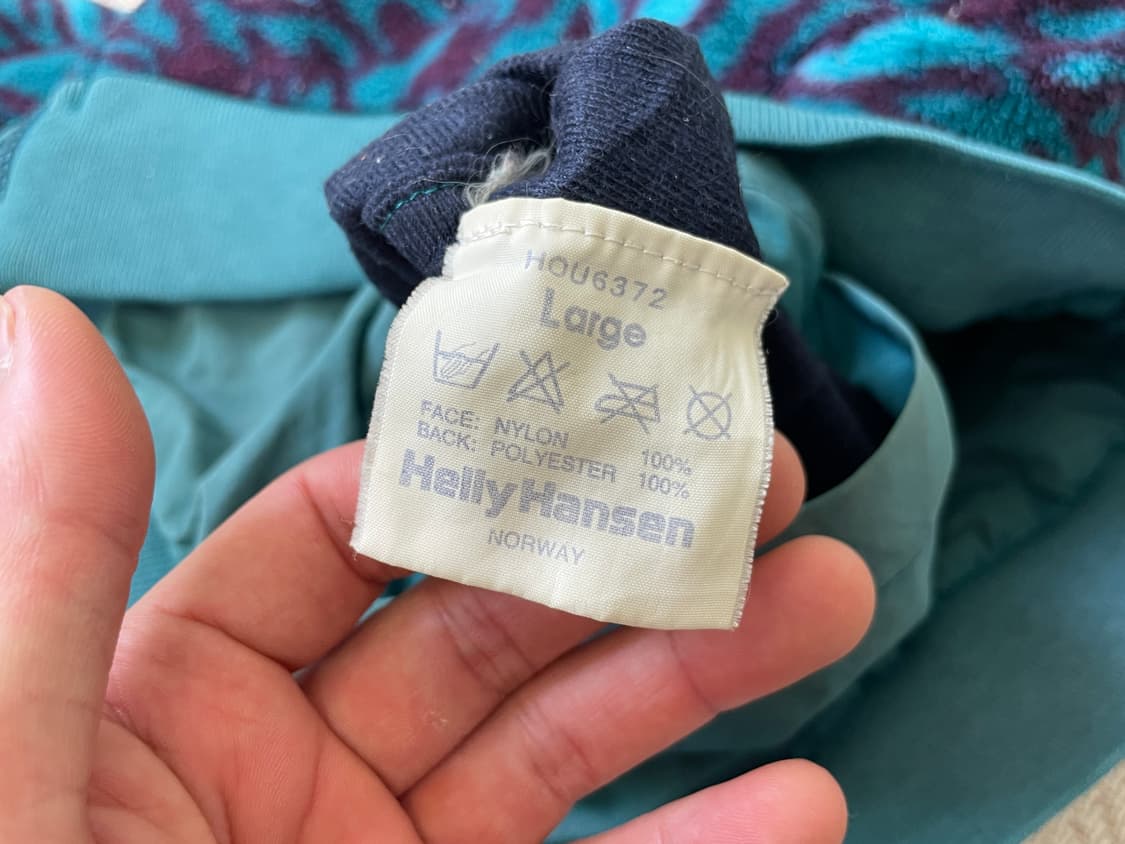 90s 헬리한센 트로피컬 패턴 리버시블 플리스 자켓 J04401 상품이미지8