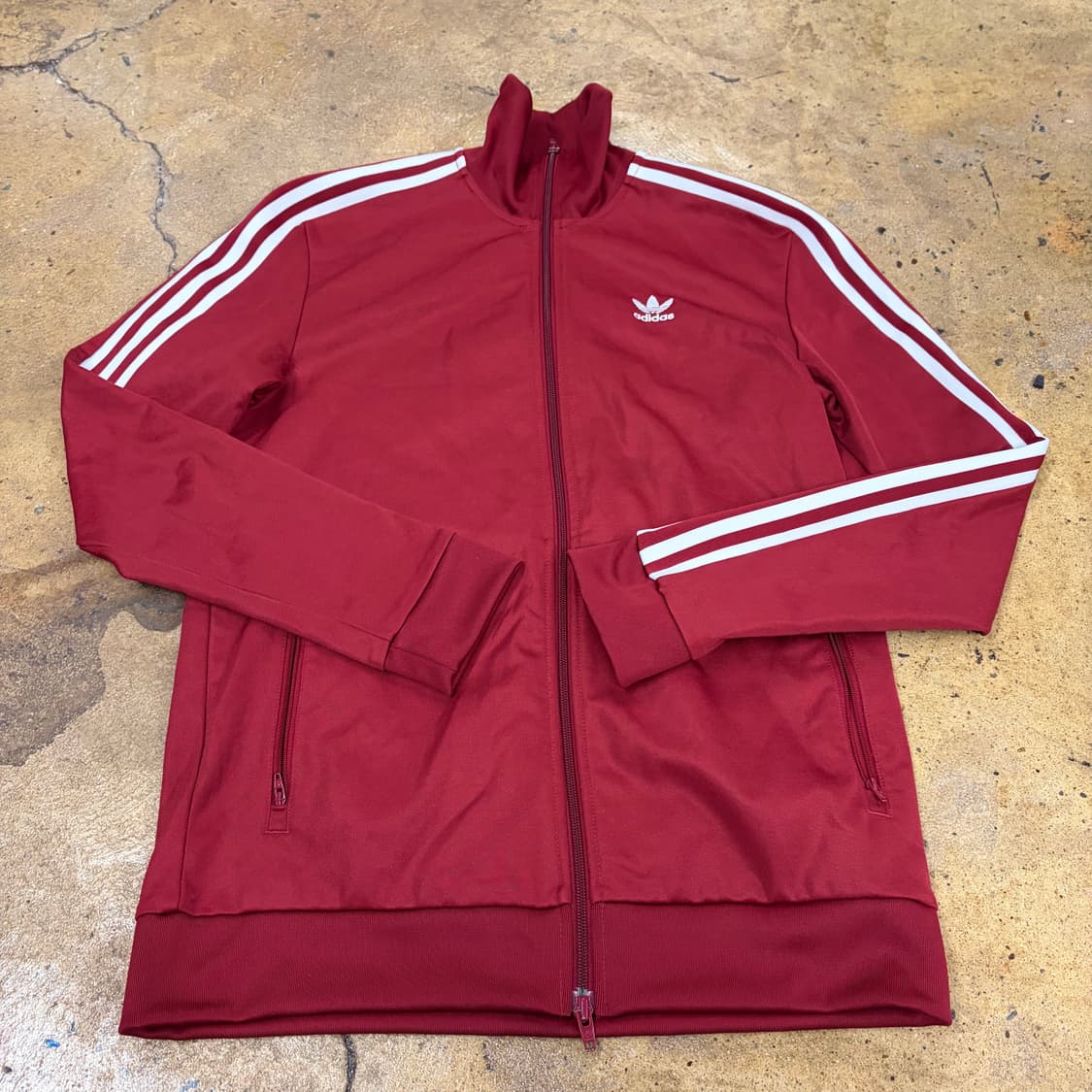 아디다스 버건디 베켄바우어 져지 트랙탑 상품이미지2
