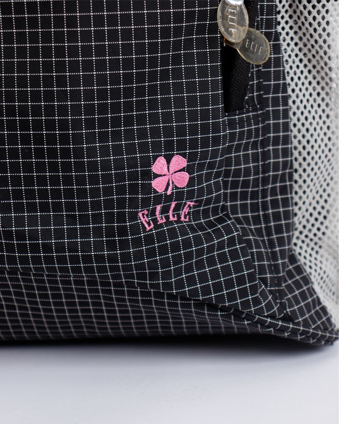 [ELLE] 그리드 패턴 데일리 백팩 상품이미지4