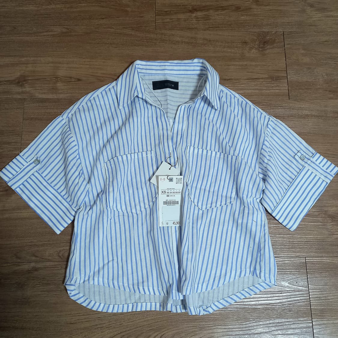 자라 크롭 리넨 셔츠 2종 상품이미지3