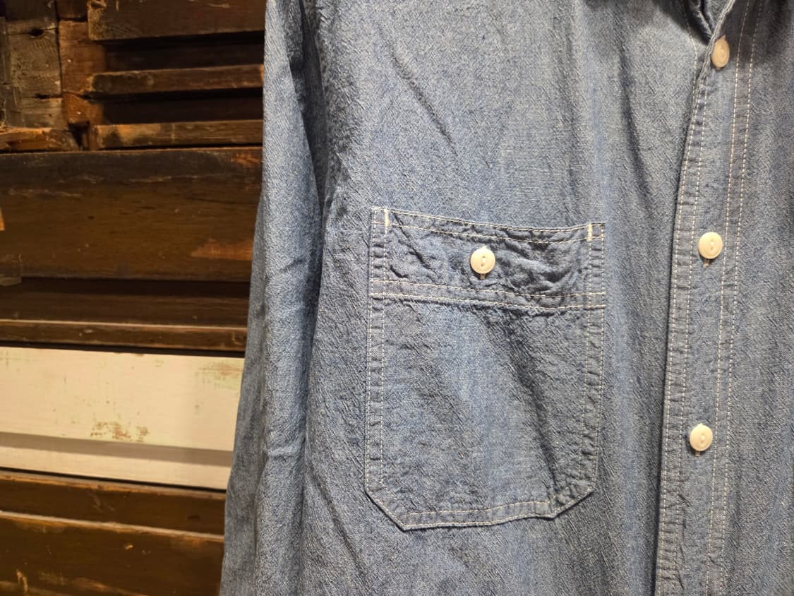 논 스톡 샴브레이셔츠  상품이미지4