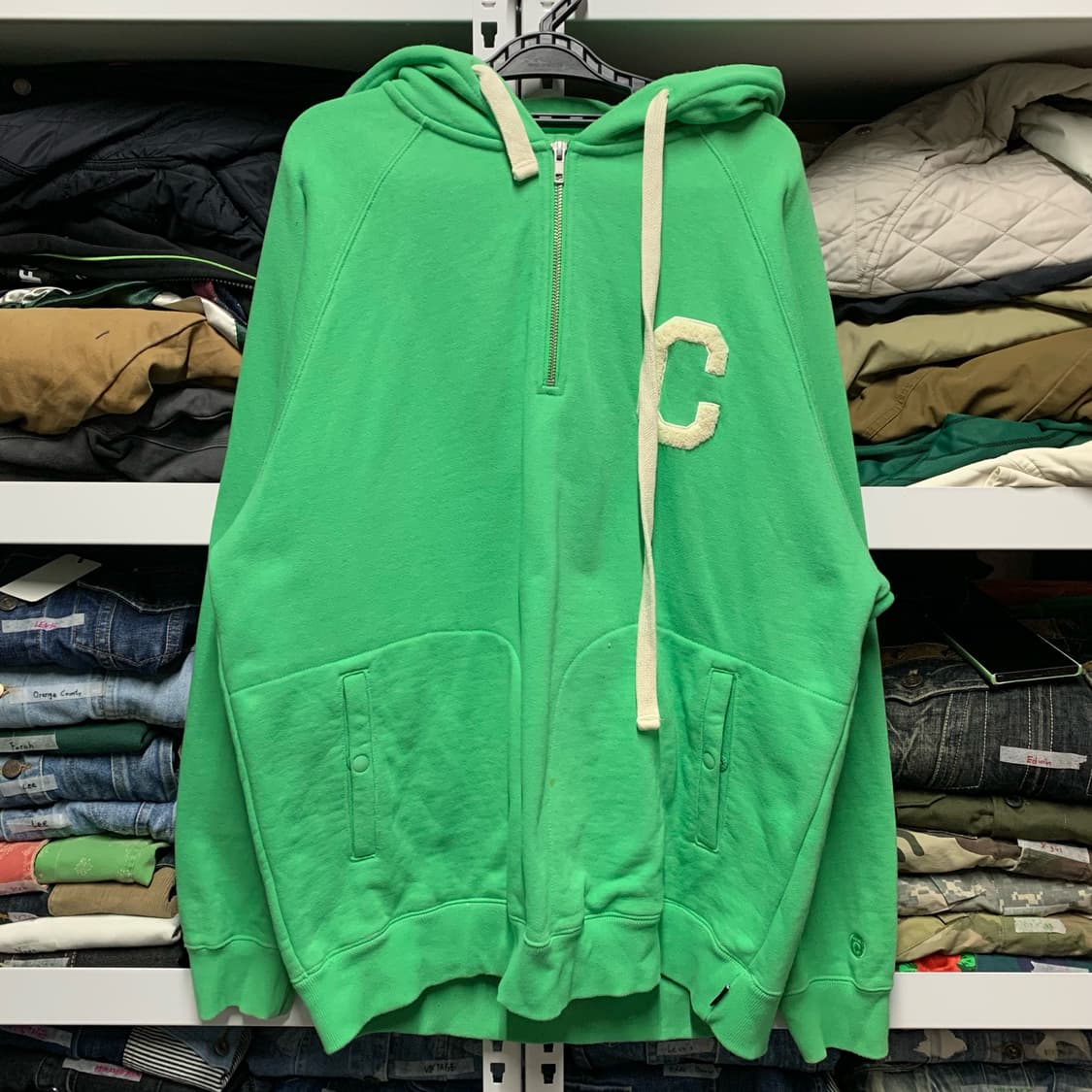 [XL] 커버낫 래글런 하프집업 후디 상품이미지2