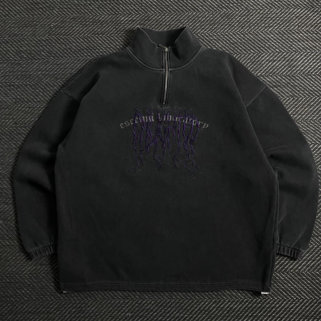 에씰미 썬더볼트 스웻 하프 집업 티셔츠y 3901 상품이미지2