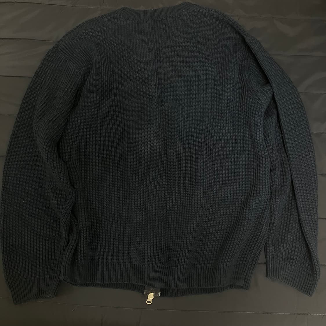 네이비 니트 집업 상품이미지2