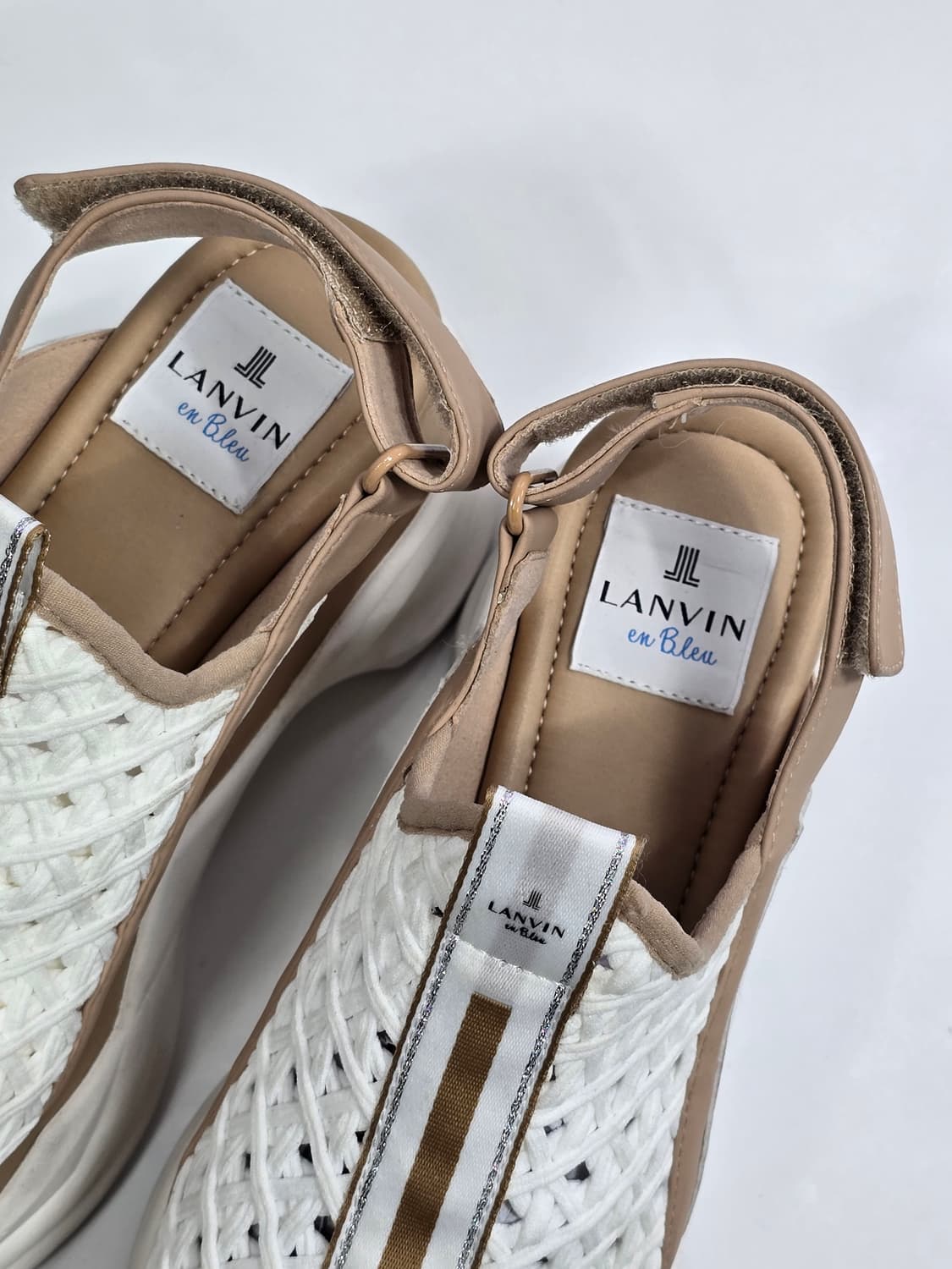 Lanvin on Blue 플랫폼 메쉬 샌들 M 상품이미지5