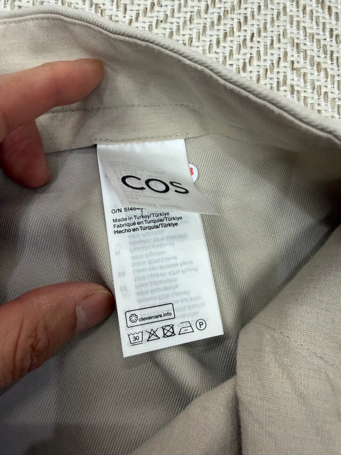 정품) COS 코스 남성 카고 바지 52(36-37) 상품이미지6