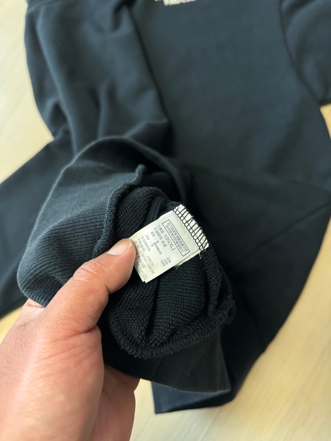 노스페이스 후드티 블랙 XL사이즈 상품이미지5