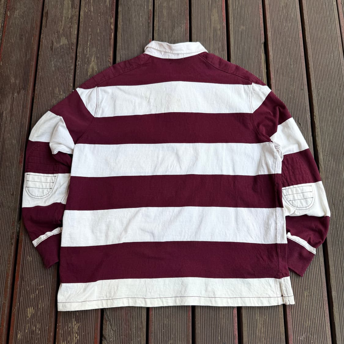 폴로 레드 스트라이프 긴팔 카라티 상품이미지3