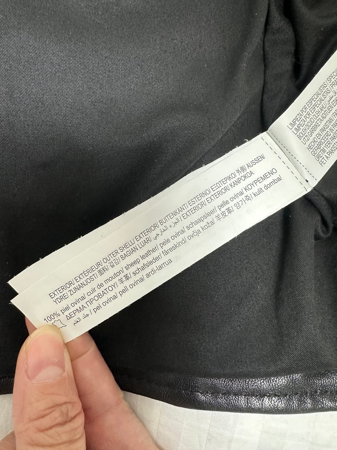 자라 양가죽 자켓 L 상품이미지5