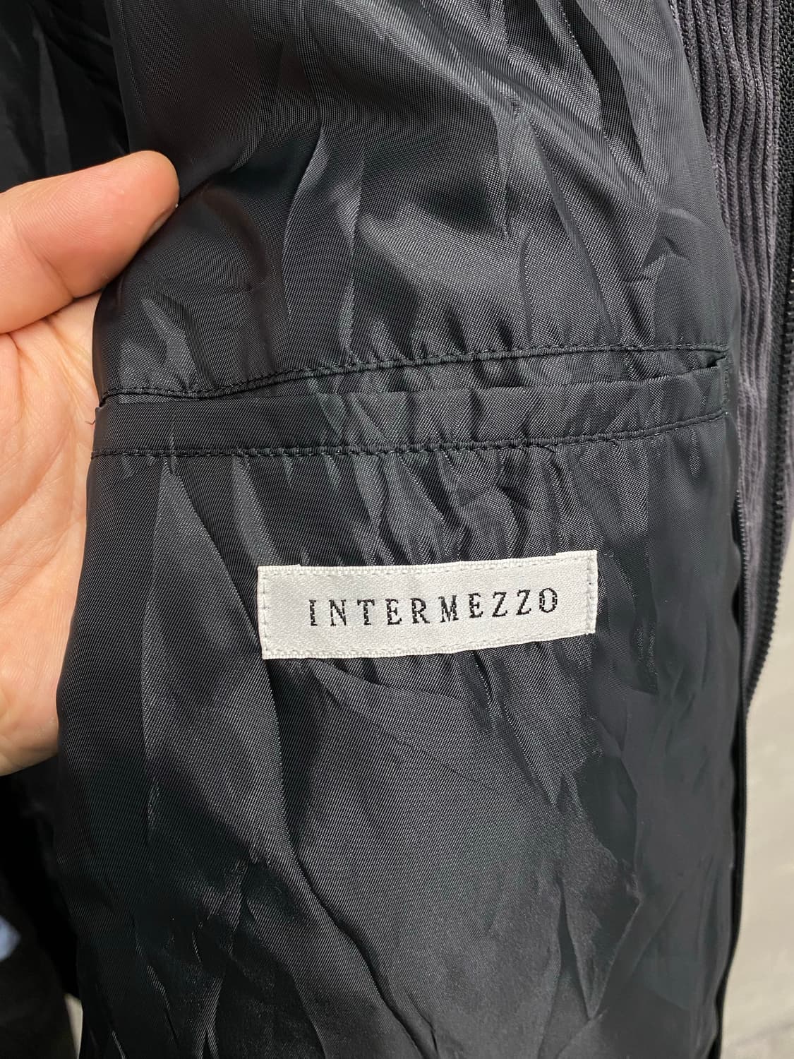 [L] Intermezzo 인터메조 그레이 코듀로이 자켓 상품이미지7