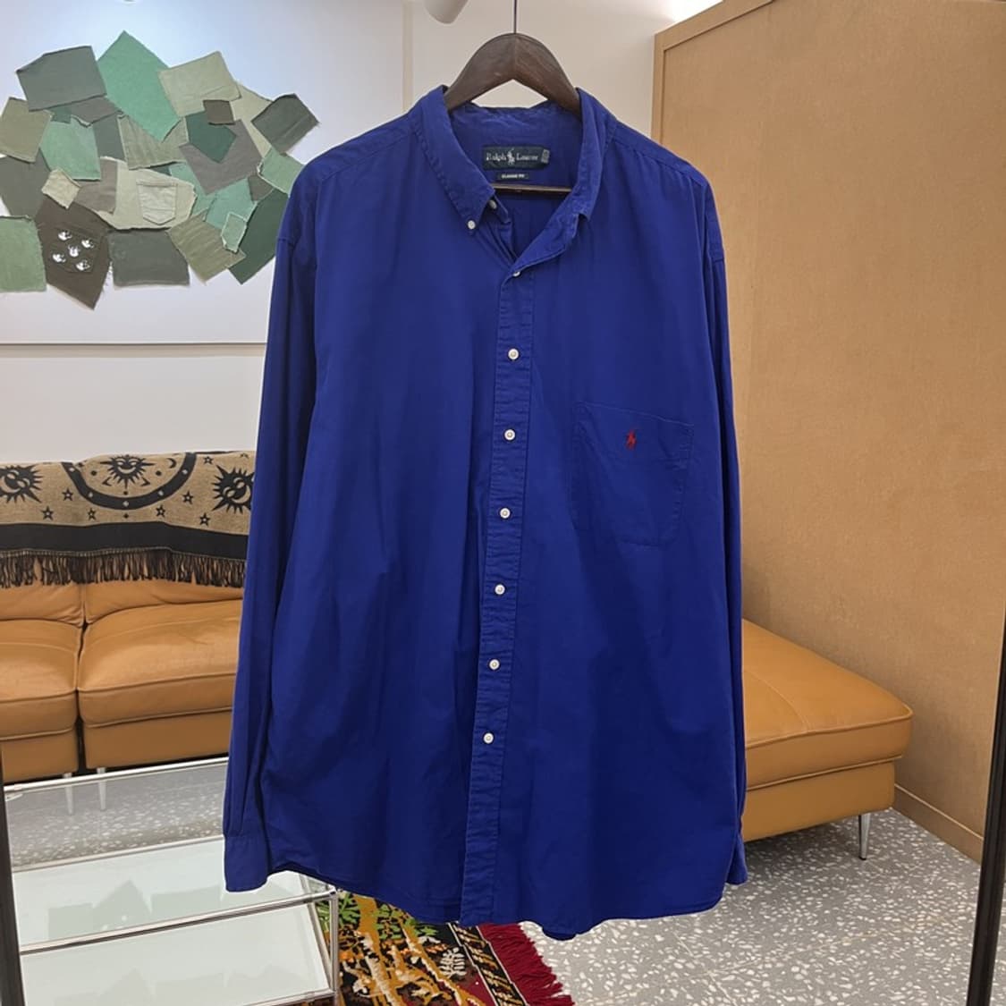 폴로 랄프로렌 클래식핏 버튼다운 빅사이즈 셔츠 2XL C05958 상품이미지2
