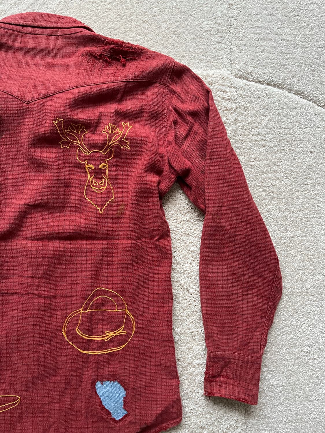 랭글러 x 프리덤 씽즈 엠브로이더드 웨스턴 셔츠 (95-103) 상품이미지9