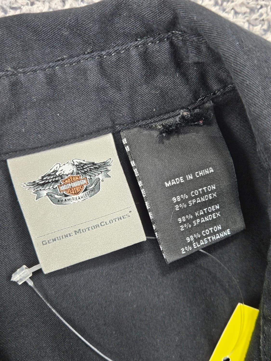 할리데이비슨 스팽글 포인트 집업 셔츠 자켓 ( M추정 ) / 11668 상품이미지5