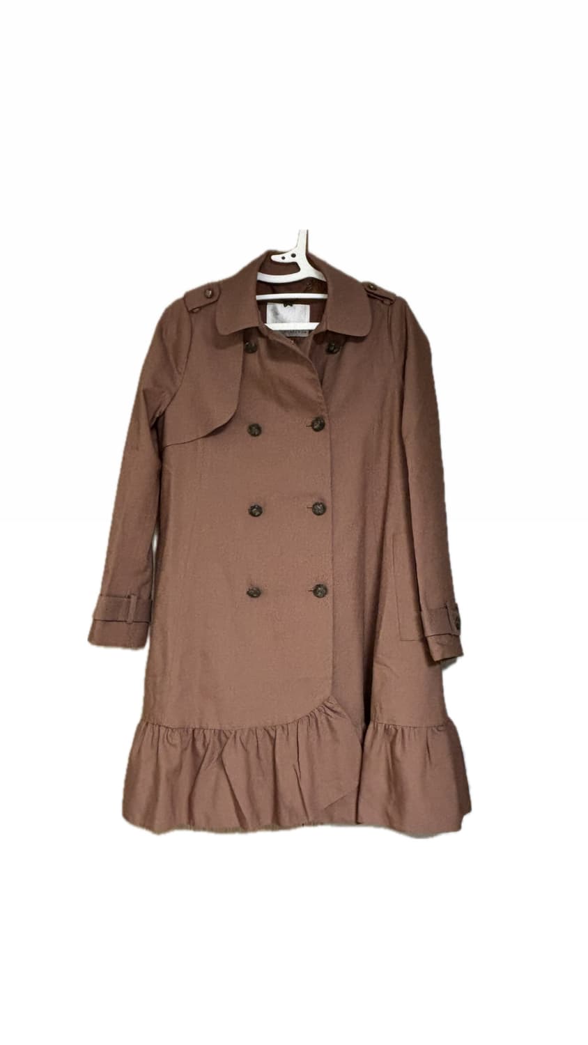 라떼갸루 히메갸루 빈티지 대장 프릴 카라 코트 상품이미지1