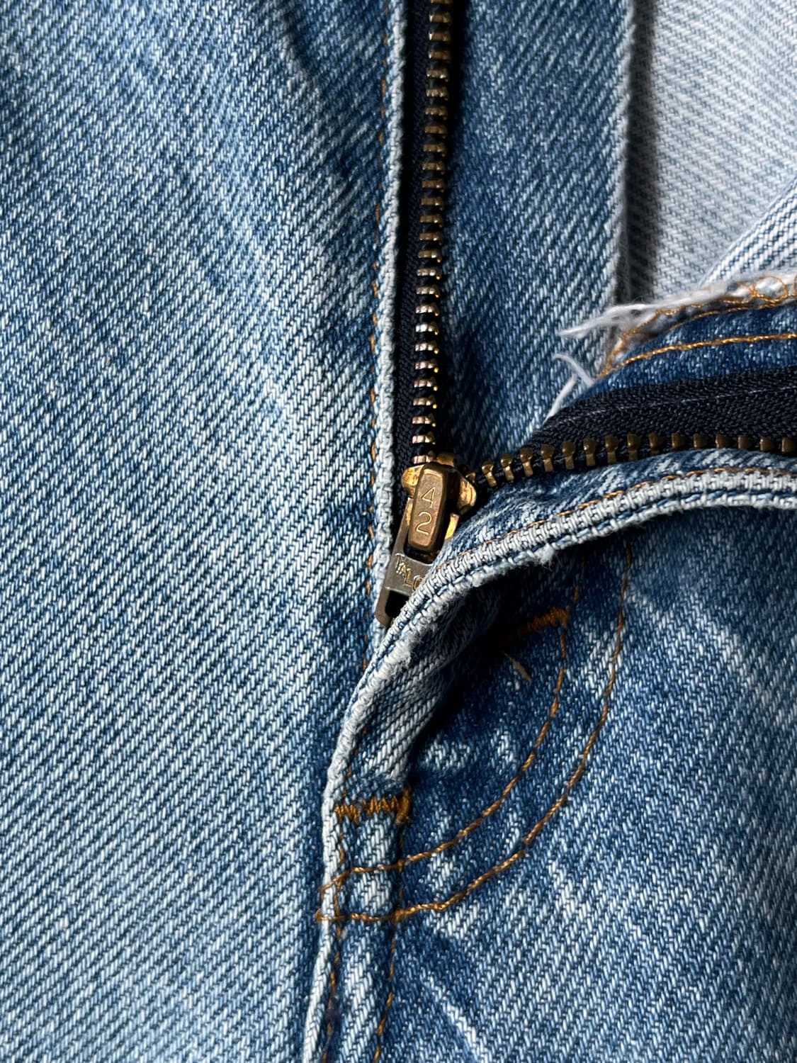 [36]90's 리바이스 Made in USA 517 오렌지탭 데님팬츠 상품이미지4