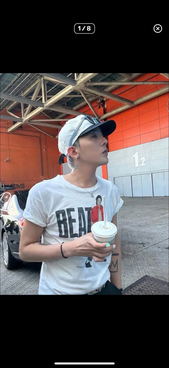 빈티지 84s Michael Jackson BEAT IT 티 상품이미지1