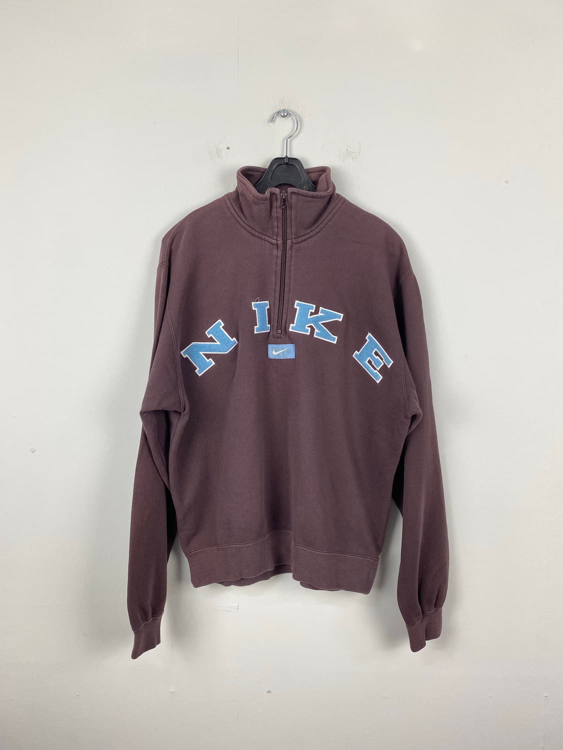 90s NIKE 나이키 재팬 반집업 맨투맨 M 상품이미지1