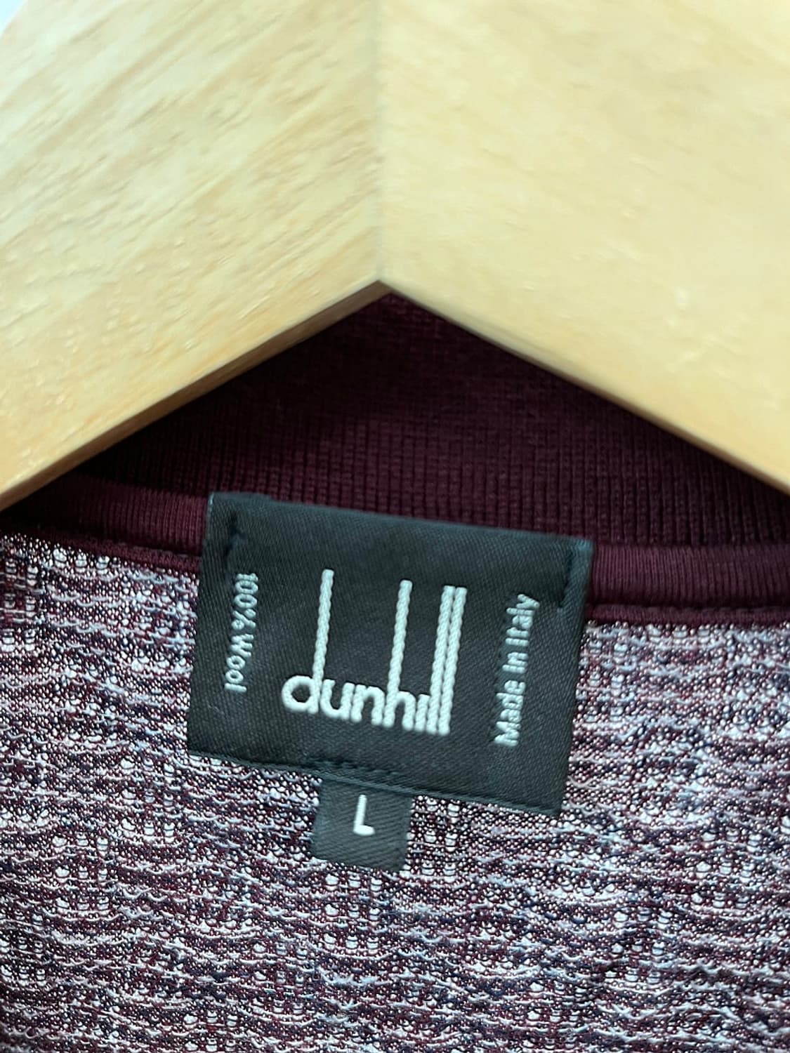 110) 던힐 이태리 긴팔 카라티 상품이미지5