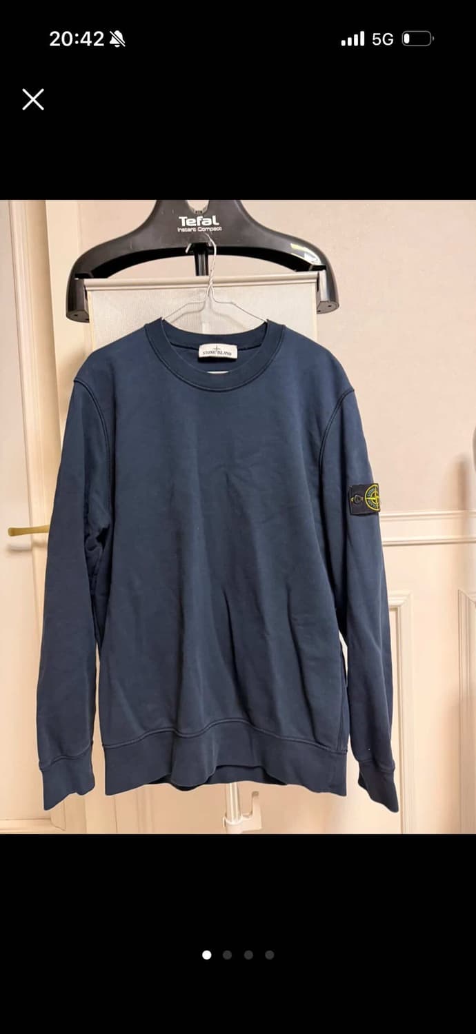 스톤아일랜드 맨투맨 네이비XL팝니다 상품이미지1