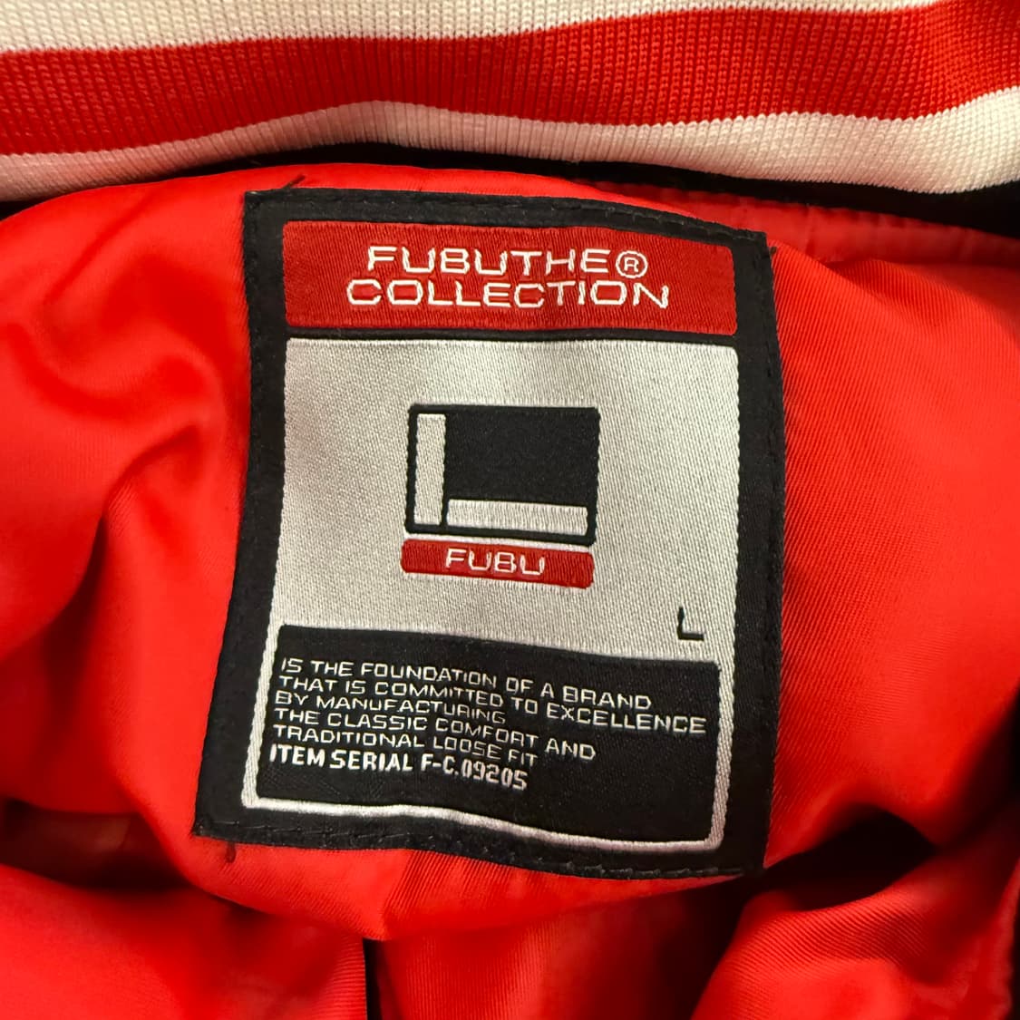 후부 레드 레이싱 스포티 털 숏패딩  상품이미지5