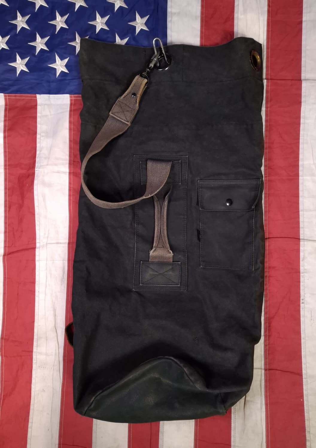 오리지날 90's 포터 PORTER 미군 TYPE 캔버스 빈티지 더블백 상품이미지5