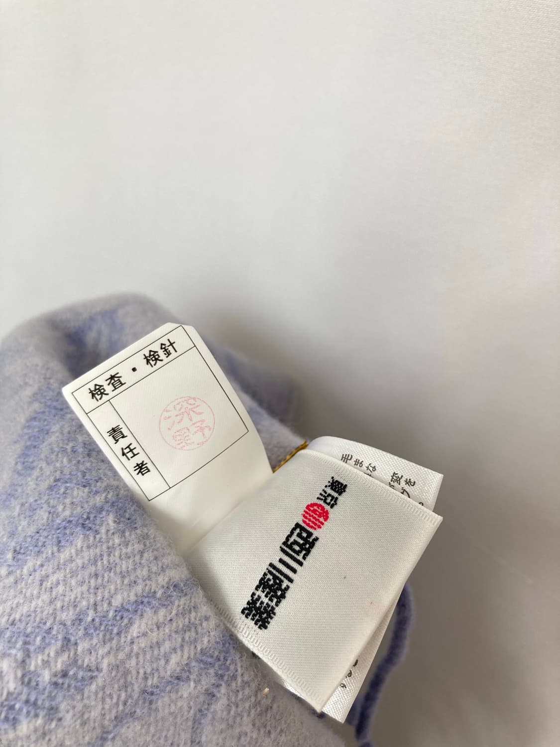 정품) 에트로 페이즐리 울100 무릎담요 겸 숄 라벤더 거의새거 상품이미지7