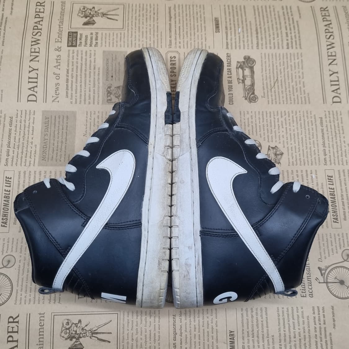 나이키 덩크 하이 미드 스니커즈 270 상품이미지5