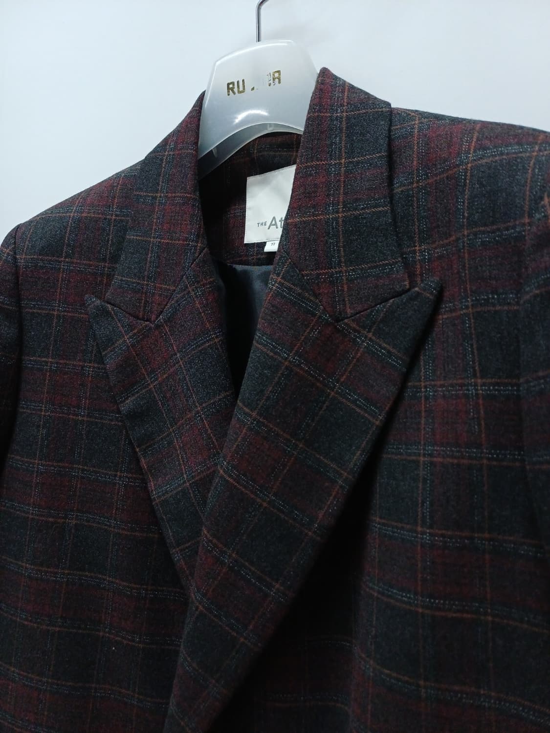 더엣지(AtG) 타탄체크 블레이져 자켓 (여성66~66반) 상품이미지4