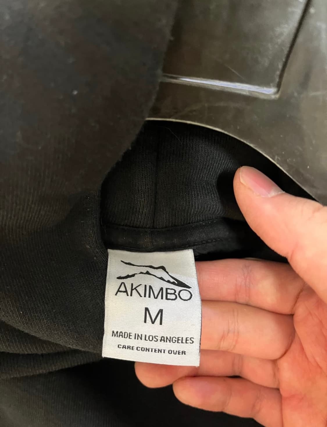 아킴보 클럽 후드 페이디드 블랙 M 상품이미지4