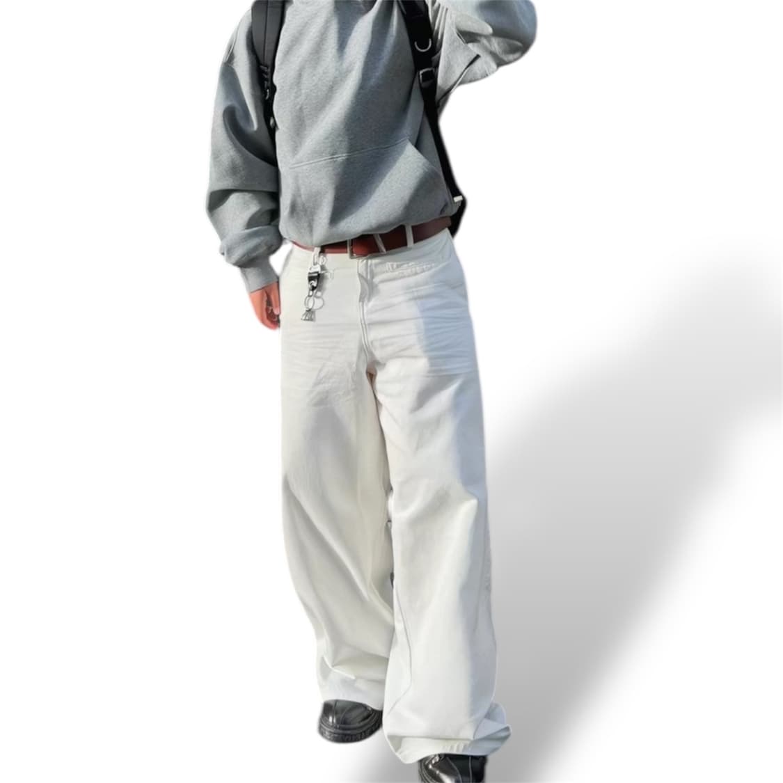 릭오웬스 주름핏 크린핏 크림진  상품이미지4