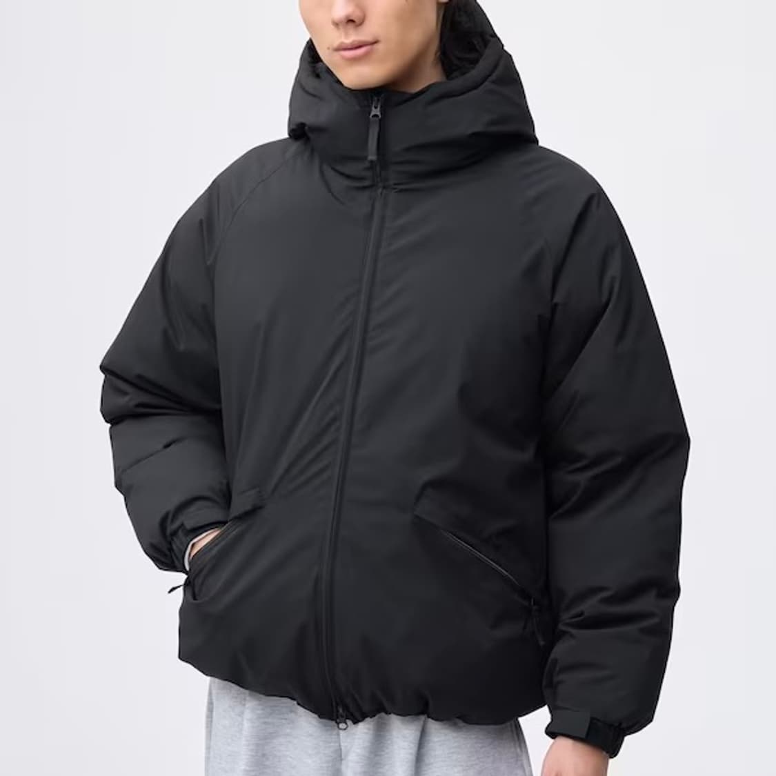 GU 지유 웜패디드 파카 패딩 블랙 상품이미지2