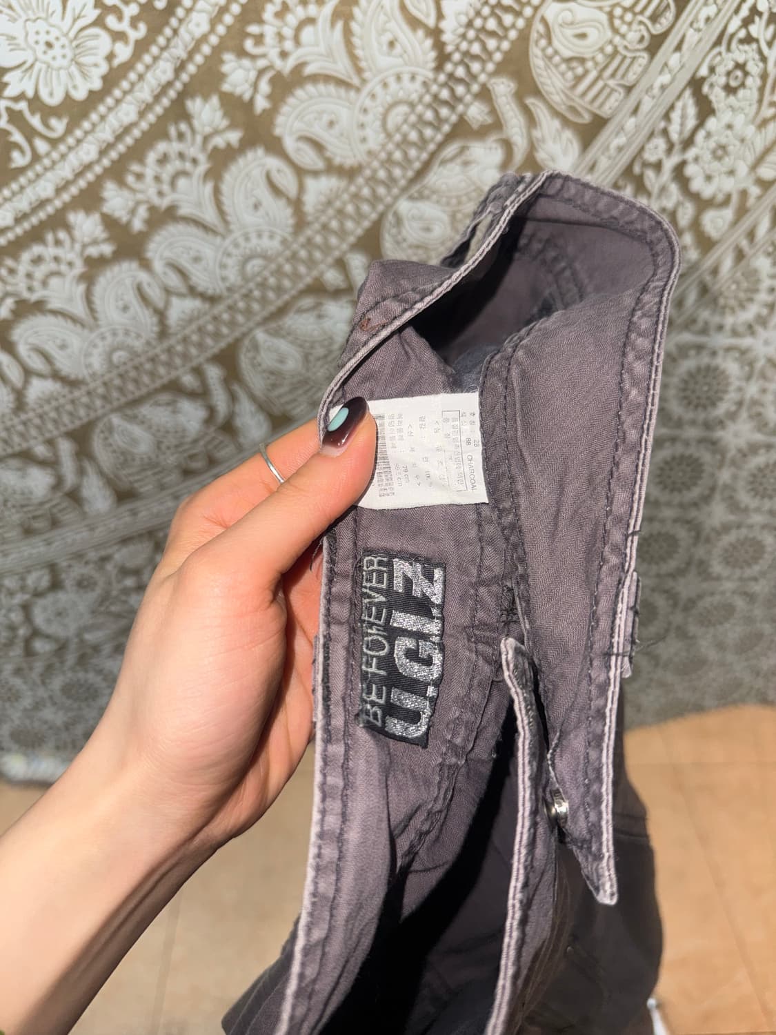 Ugiz 빈티지 퍼플 카고팬츠  상품이미지8