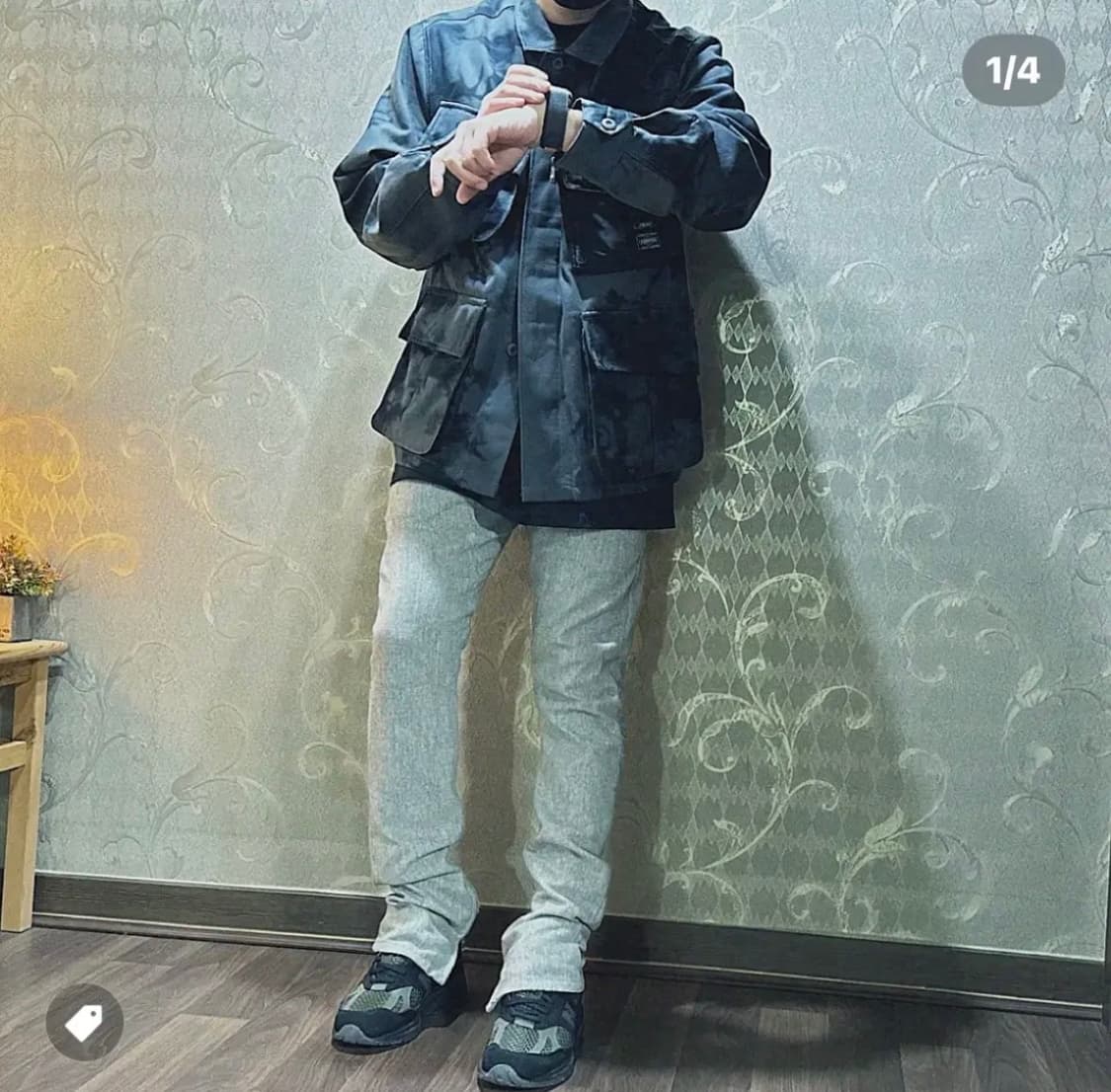 M) 팔라스 x포터자켓 & 포켓백 블랙 상품이미지2