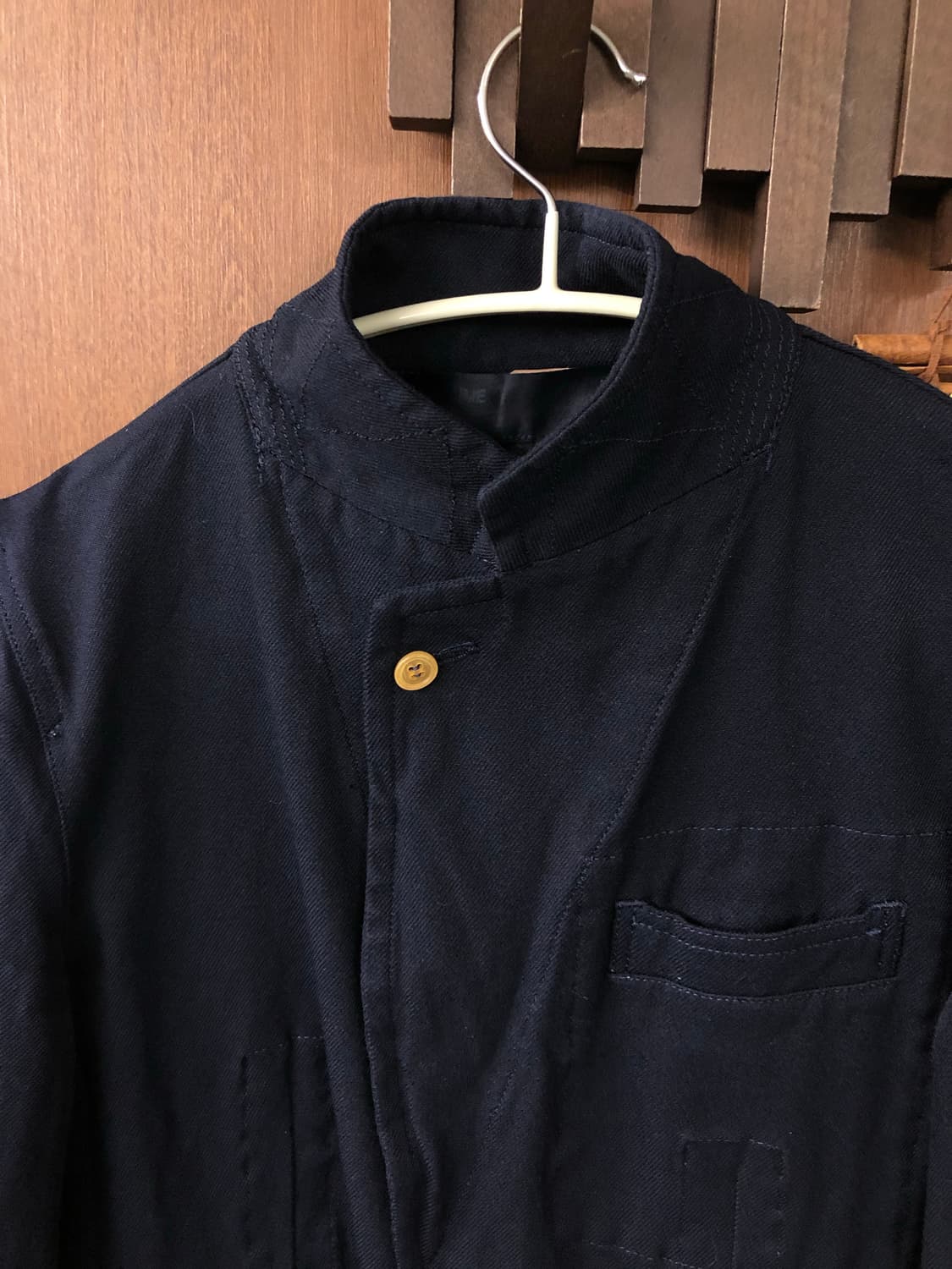 Comme des garcons 스탠드 카라 블레이저 s 상품이미지2