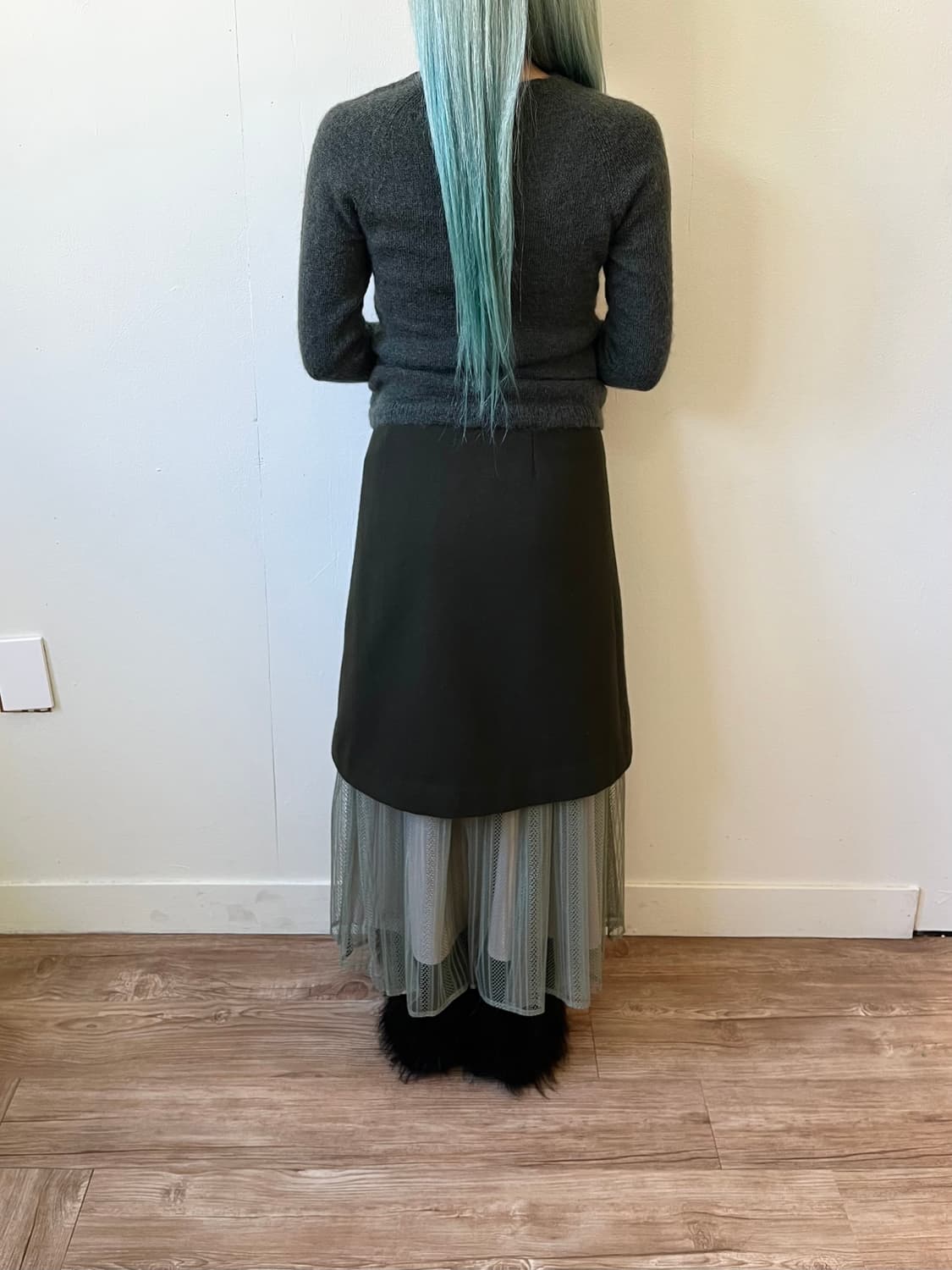 Dee Flavor 올리브 랩 스커트 상품이미지9