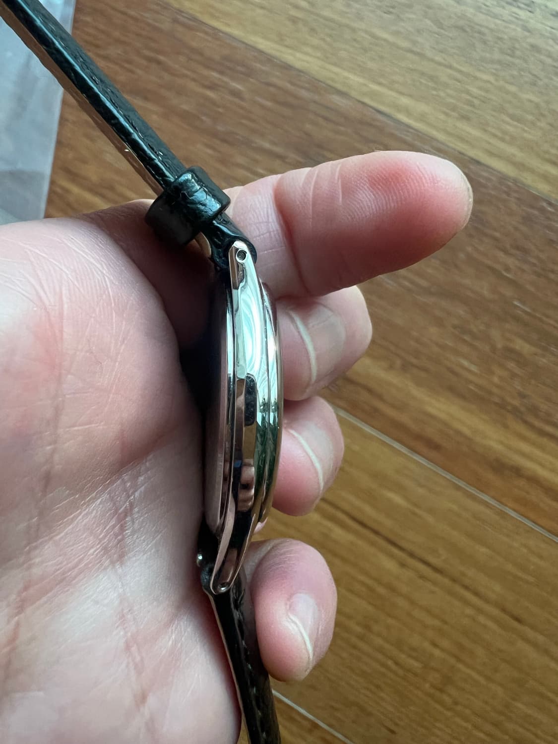 (매우 희귀) 세이코 빈티지 턱시도 다이얼 까보숑 용두 남녀공용 상품이미지5