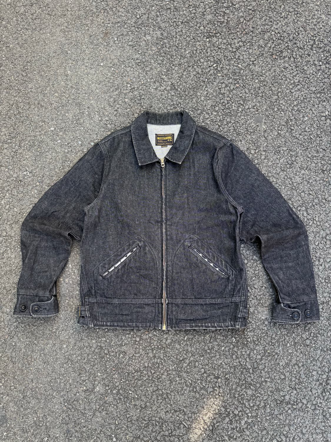 아웃 스탠딩 흑청데님 스포츠 자켓 상품이미지2