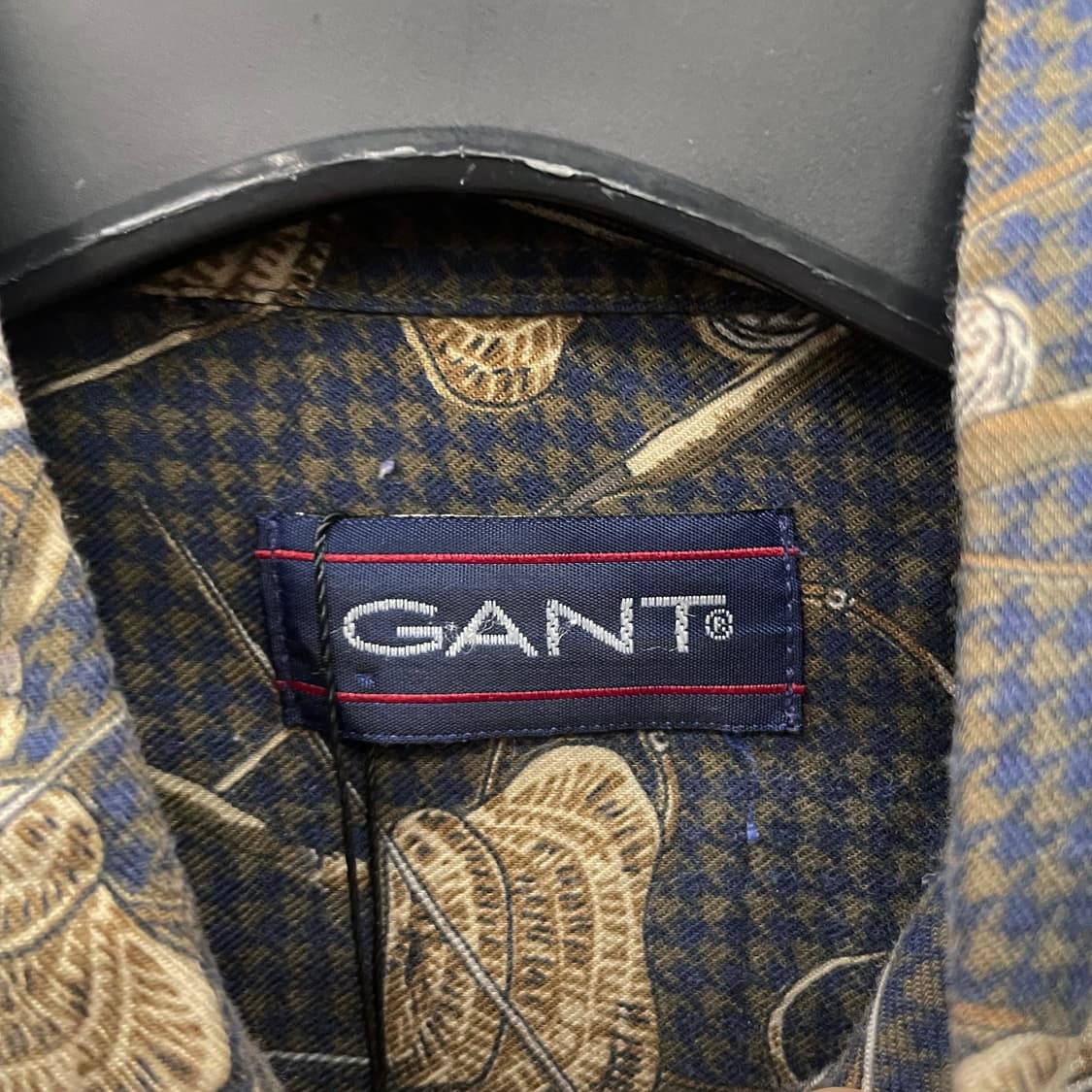 Gant 트윌 울 오버 프린트 버튼 다운 포켓 셔츠 상품이미지6