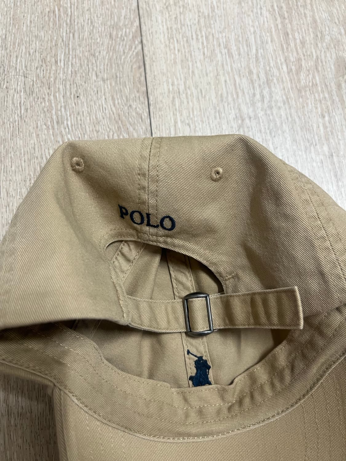 폴로 베이지 볼캡 상품이미지3