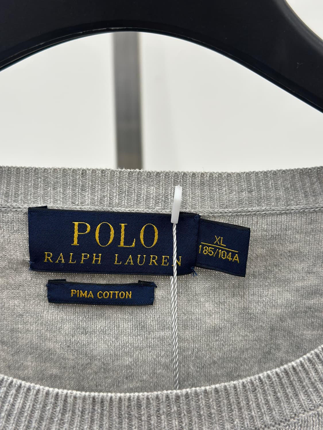 폴로 랄프로렌 라이트그레이 피마코튼 니트  상품이미지4