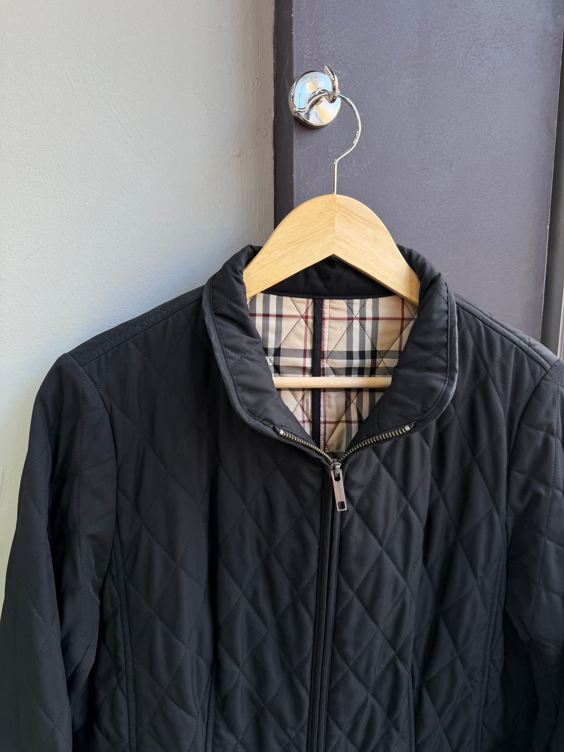 55/ 버버리 퀄티드 노바체크 패딩 자켓 상품이미지3