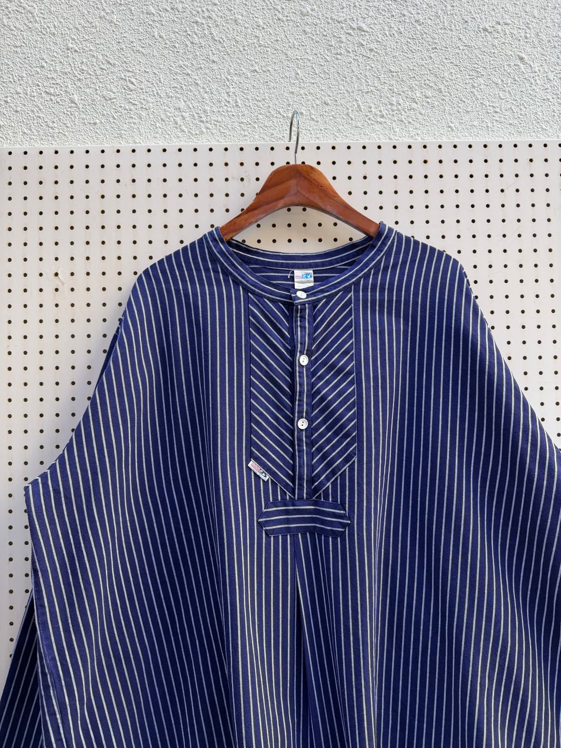 1980s modAS GERMAN NAVY BLUE 피셔맨스목셔츠 상품이미지3