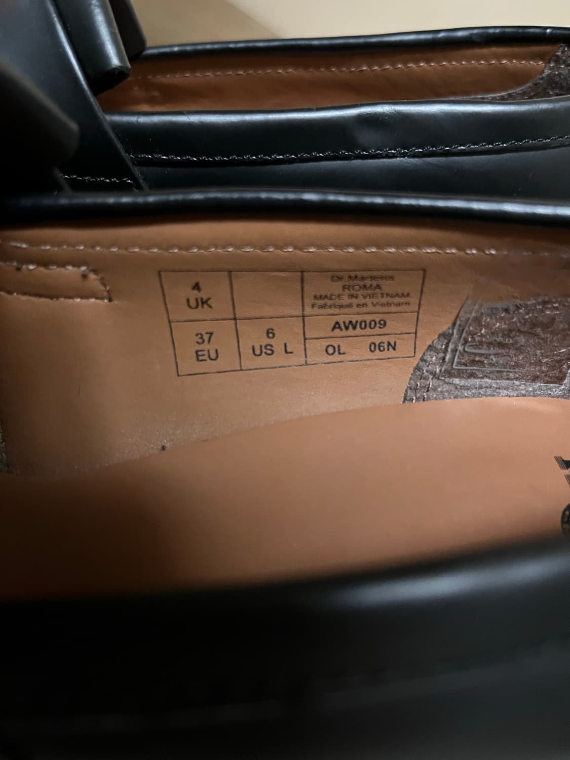 닥터마틴 태슬 힐 구두 로마 로퍼 아드리안 235 uk4 블랙 상품이미지5