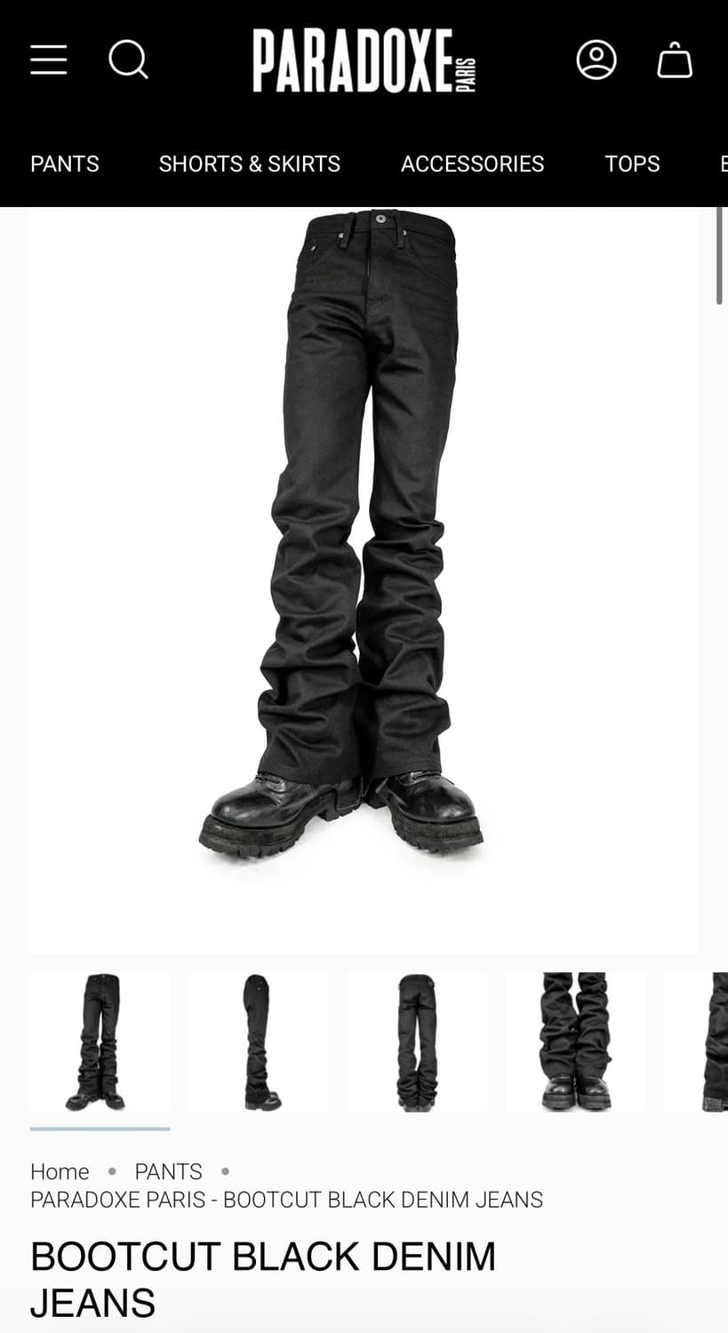 구매) paradoxe paris bootcut denim 상품이미지1